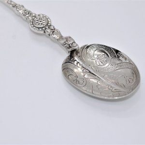 English Sterling Anointing Spoon